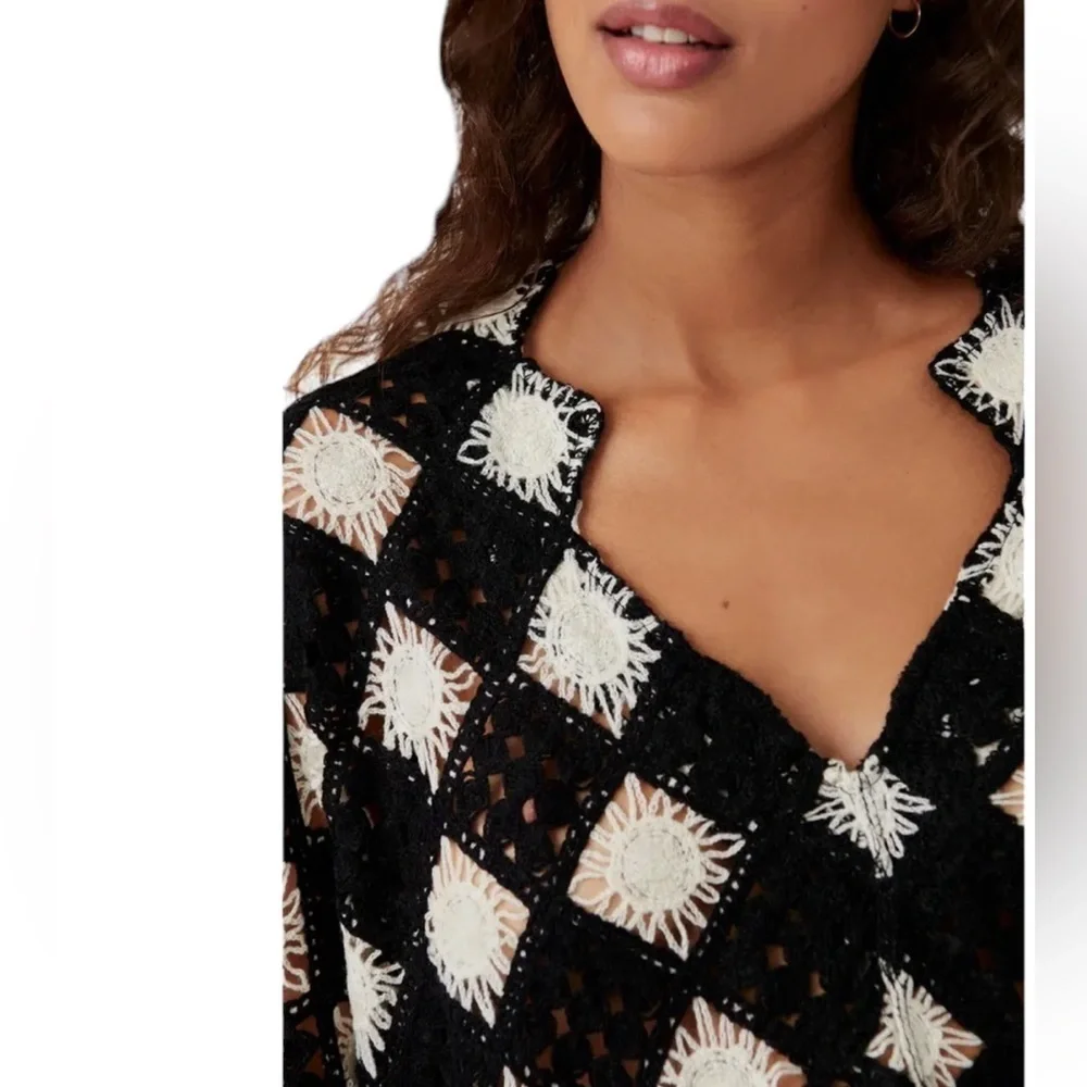 NWOT Free People Beach House Crochet Top